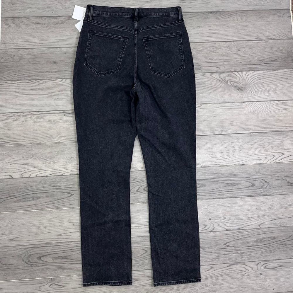 A&F Women Size 30 Cure Love Black The 90s Slim Straight Leg Denim NEW Jean - Picture 9 of 11
